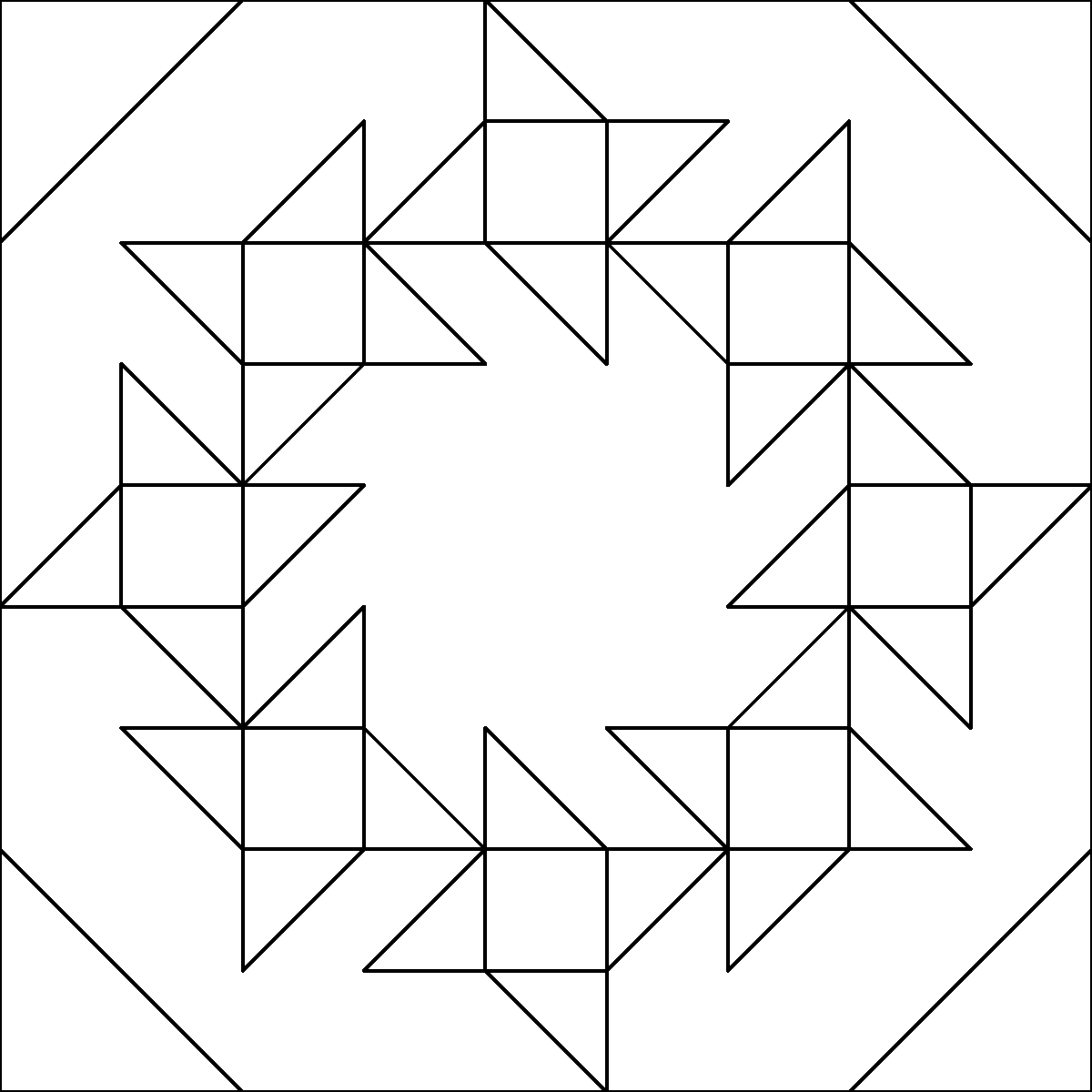 Pattern 27, Wreath barn quilt pattern thumbnail